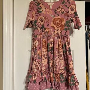 Matilda Jane Pink Floral Kids Dress
